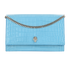 Skull Croc-Embossed Crossbody, front view